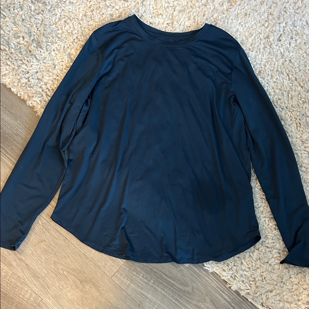 Classic Navy Women's Long Sleeve Top